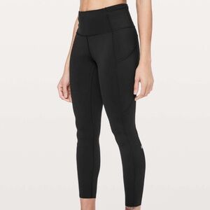 Lululemon Fast & Free 7/8 Tight II *Non-Reflective Nulux 25"
Black